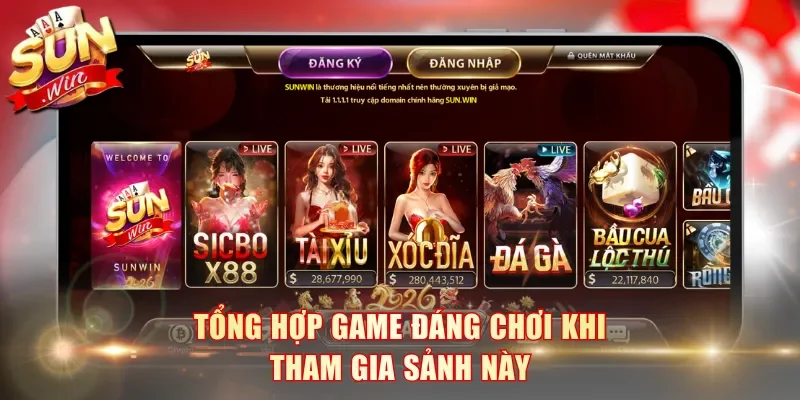 Tổng hợp game đáng chơi khi tham gia sảnh này
